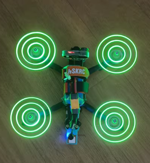 Fpv Drone Bag - 2pairs Gemfan 51433L 5.1inch Moonlight LED