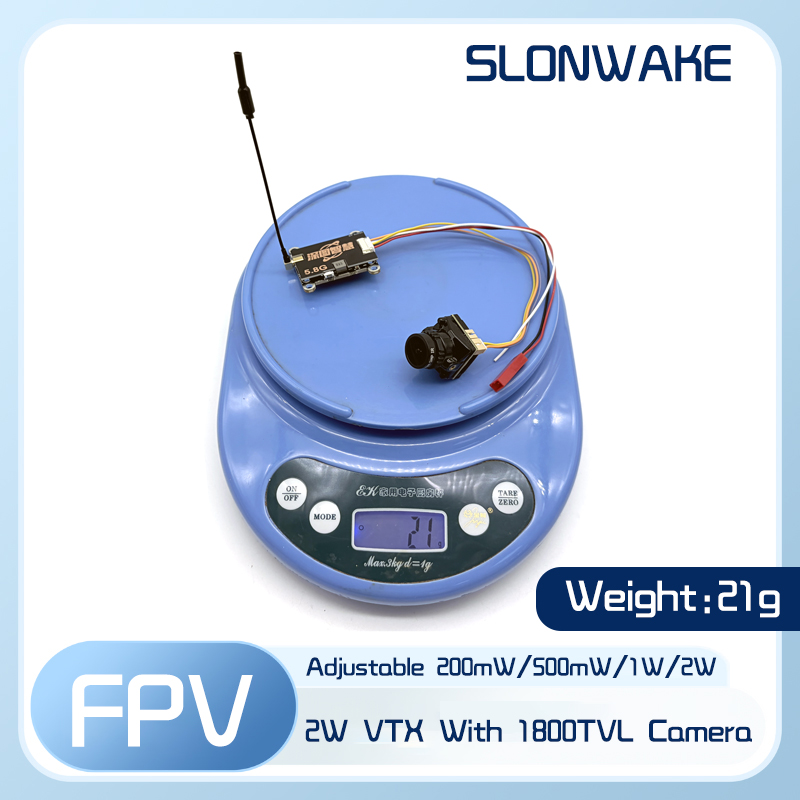 SLONWAKE 5.8G 56CH 2W transmit - огляд і ціна Fpv Drone Transmitter