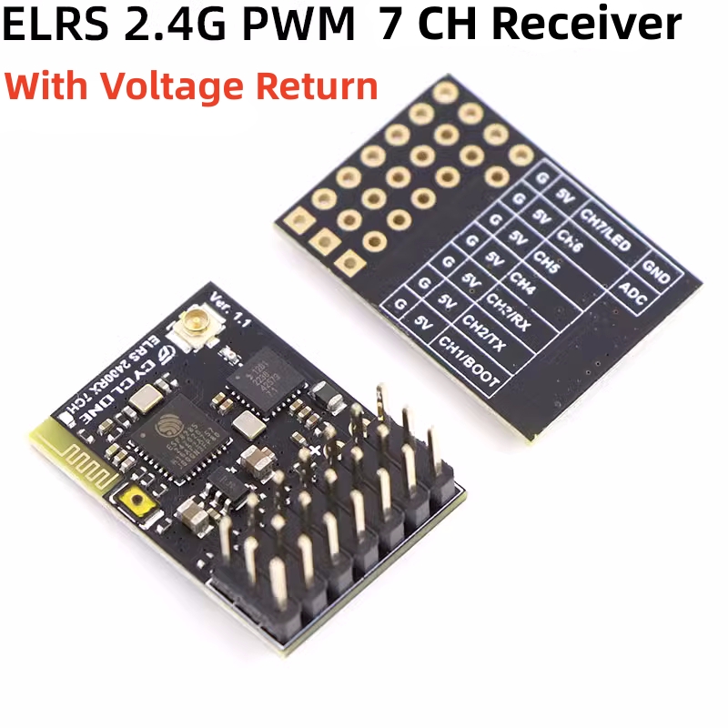 ELRS 2.4G PWM 7CH 6CH CRSF Rec - огляд і ціна Fpv Drone Battery